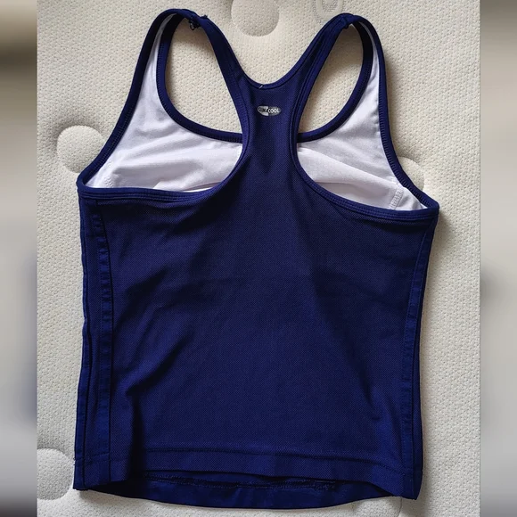 Adidas Navy Racerback Tank - Picture 2 of 2